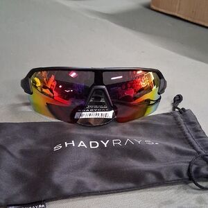 NWT Mens Shady Rays Apex Sunglasses with Multicolor Lenses